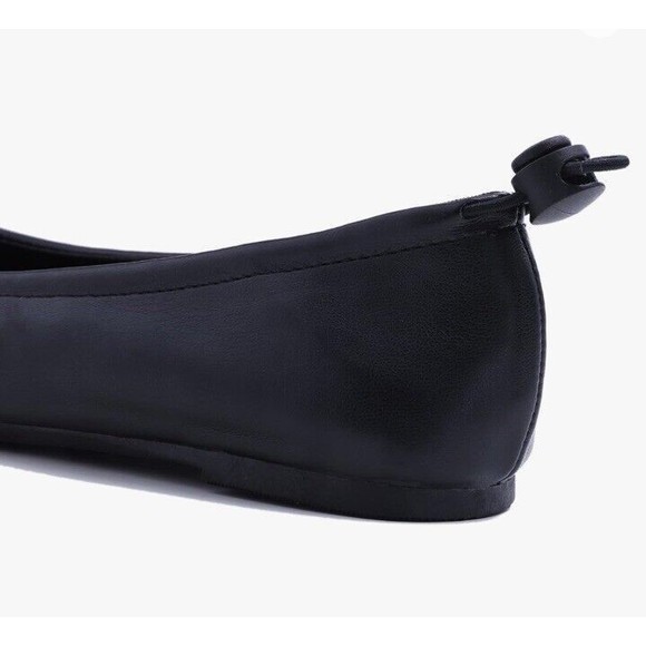 FEVERSOLE Women Flat Shoes Size 6 Soft Cushion Black Elastic Adjustable - Picture 4 of 12